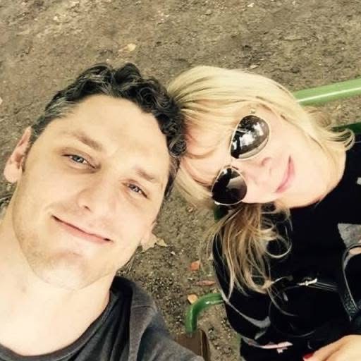 Amanda Potts and her husband
