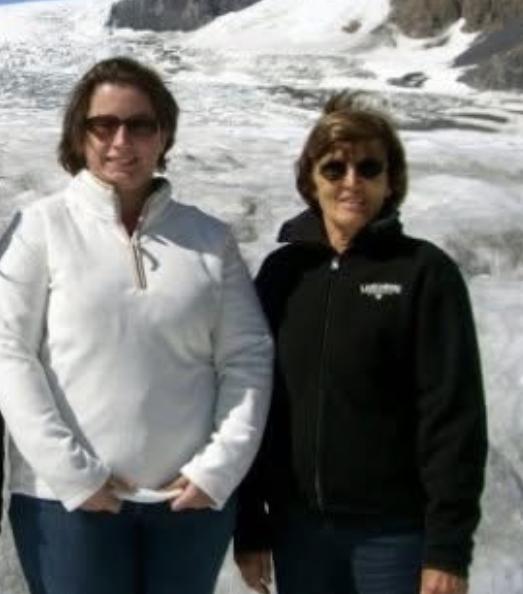 Amy Wigand in a snowy mountain setting
